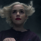 Sabrina (Kiernan Shipka) battles one of the Eldritch Terrors.